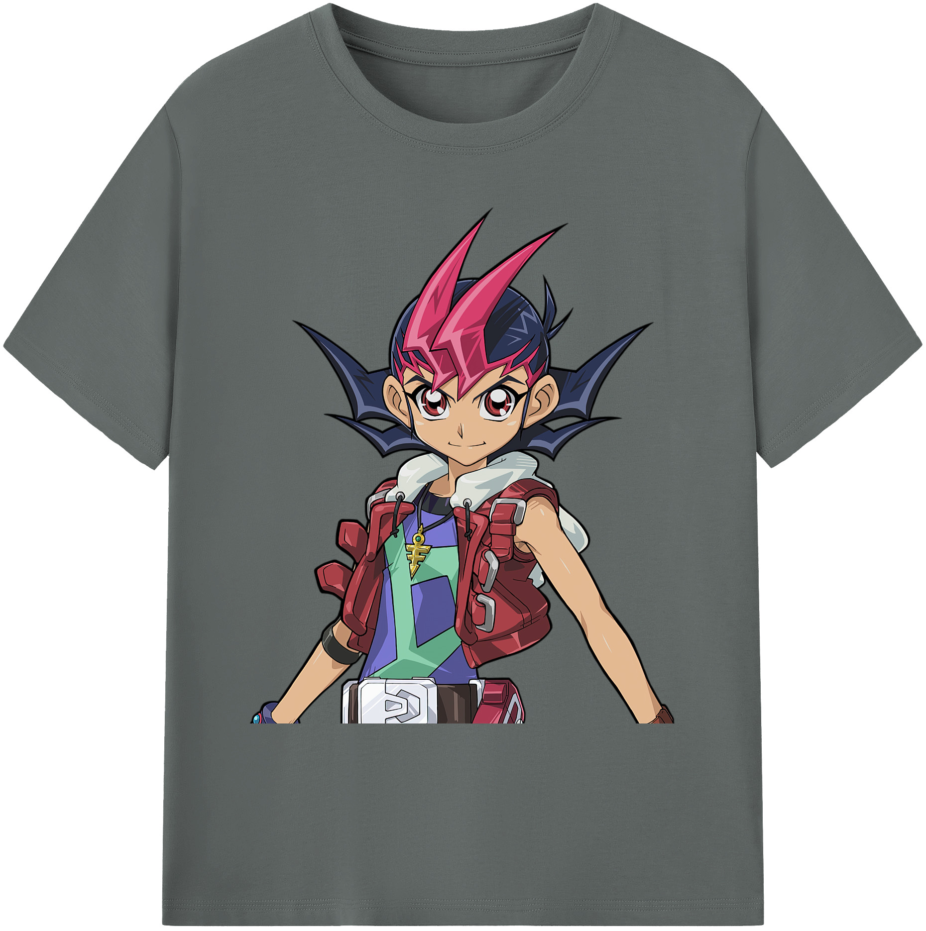 （画像用） 遊☆戯☆王 Yu-Gi-Oh! 綿100％ メンズ半袖Tシャツ｜肌触りやわらか＆通気性